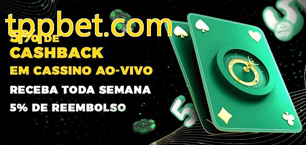 Promoções do cassino ao Vivo tppbet.com